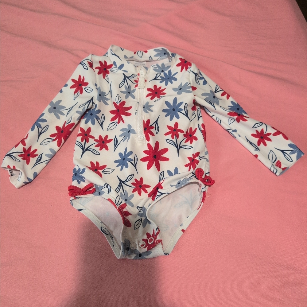 Carters Baby Girl 9 Months Bathing Suit